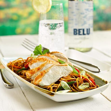 Sticky chicken noodles | Bidfood recipes