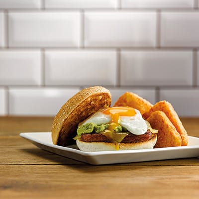 Breakfast burger