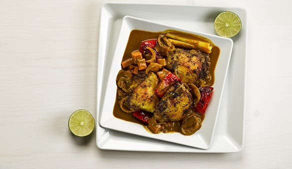 How to prepare a Sri Lankan yellow chicken for 10 | Bidfood recipes