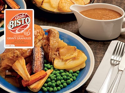 Buttered roast chicken with thyme and rosemary gravy - Bidfood