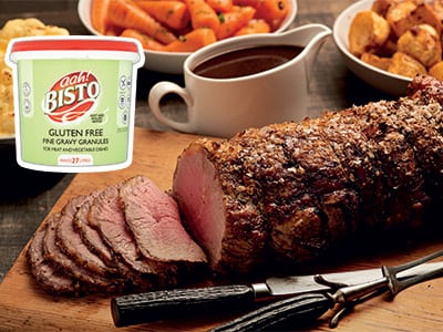 Roast Beef Sirloin with Tarragon and Port Gravy Recipe | Bidfood