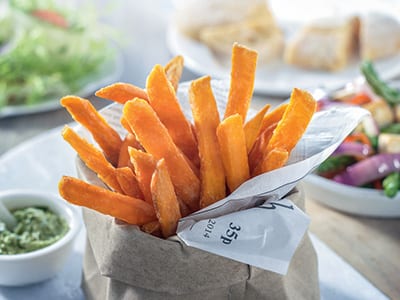 Lamb Weston sweet potato crispy fries - Bidfood