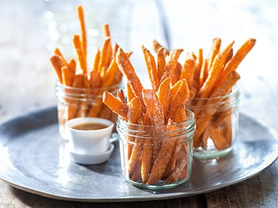 Lamb Weston sweet potato fries with cinnamon and sugar - Bidfood
