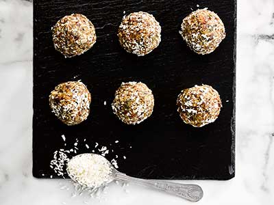 No Bake Coconut Date Balls | Bidfood