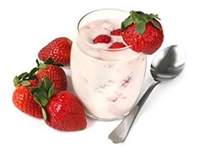 Müllerlight vanilla & strawberry fool - Bidfood