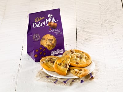Cadbury Dairy Milk chocolate cookie and ice cream