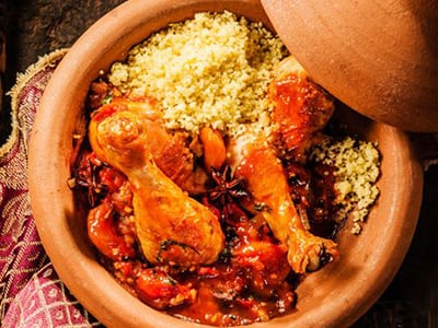 North African chicken tagine