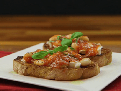 Tuscan style tomato & bean bruschetta - Bidfood