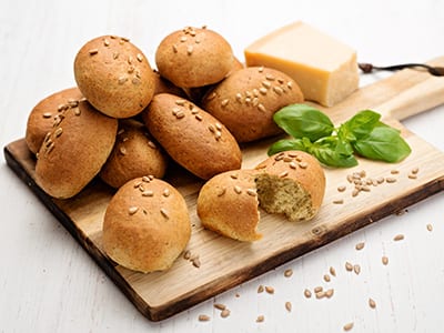 Hovis Best of Both spinach and basil pesto rolls - Bidfood