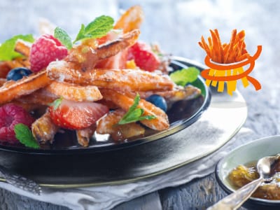 Lamb Weston sweet potato crispy fries crumble - Bidfood