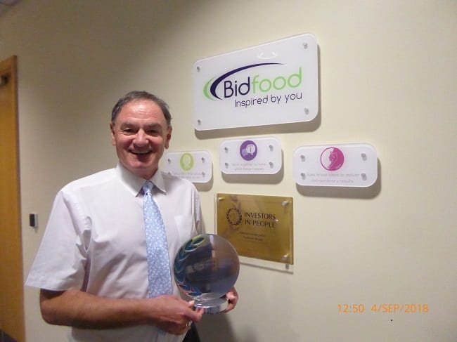 Local foodservice provider awarded  Investors in People Health and Wellbeing Accreditation