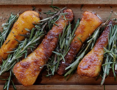 Salted caramel braised parsnips - Bidfood