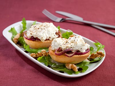 Dr Schär Red Onion and Goats Cheese Savoury Ciabatta | Bidfood
