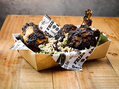 Jerk chicken with rice & peas - Bidfood
