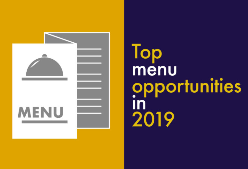Top menu opportunities for contract caterers in 2019