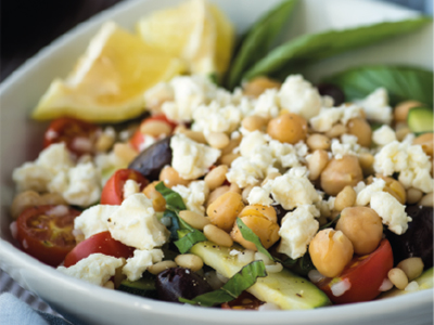Moroccan chickpea and couscous salad