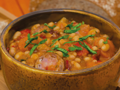 Haricot and sausage cassoulet - Bidfood
