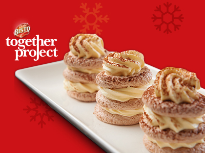 Chocolate meringues with Baileys custard cream - Bidfood