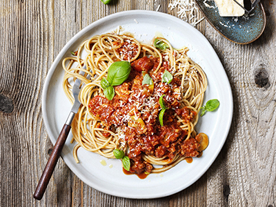 Vegilicious bolognese with Garden Gourmet® Mince - Bidfood