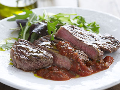 Steak with Pizzaiola Sauce Recipe