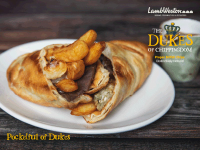 Lamb Weston the Dukes pocketful of Dukes Recipe | Bidfood