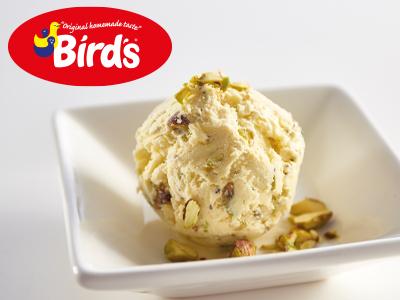 Lemon curd poppy seed & pistachio ice cream - Bidfood