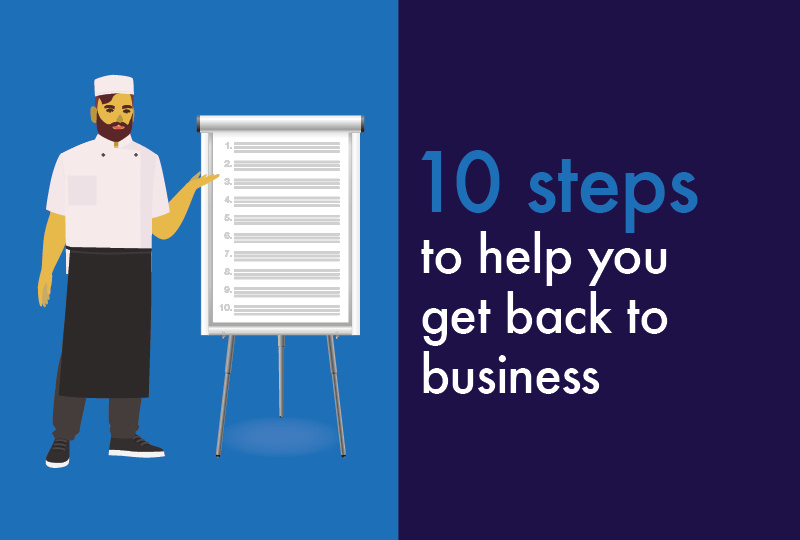 10 steps to help you get back to business