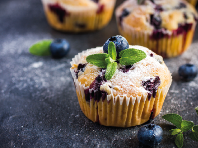 Blueberry cornmeal muffins - Bidfood