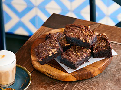 Barry Callebaut peanut butter sea salt chocolate brownies