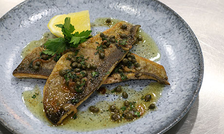 Pan fried trout with lemon caper parsley butter sauce - Bidfood