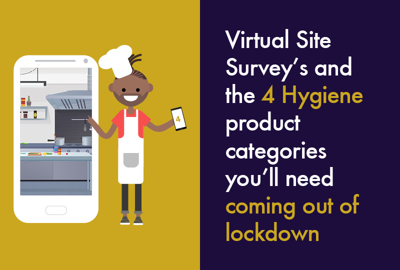 Virtual Site Survey’s and the 4 Hygiene product categories you’ll need coming out of lockdown