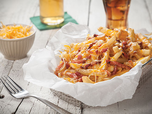 Lamb Weston Cheese and Bacon Loaded Fries | Bidfood