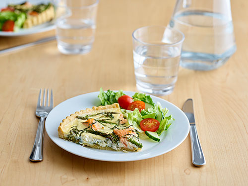 Salmon and Philly Tart by Nicole Pisani | Bidfood