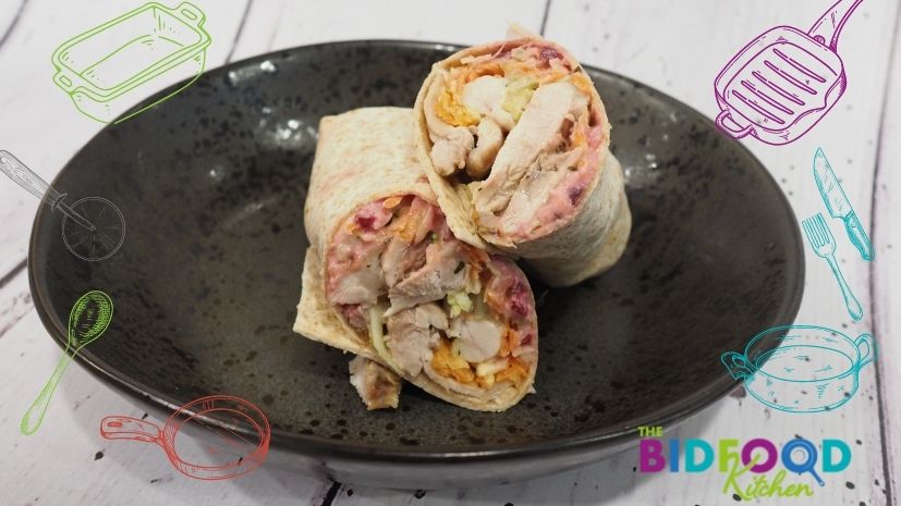 Lemon and Thyme Chicken Wrap | Bidfood
