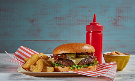 Big Al's Baconaise Burger and Chips