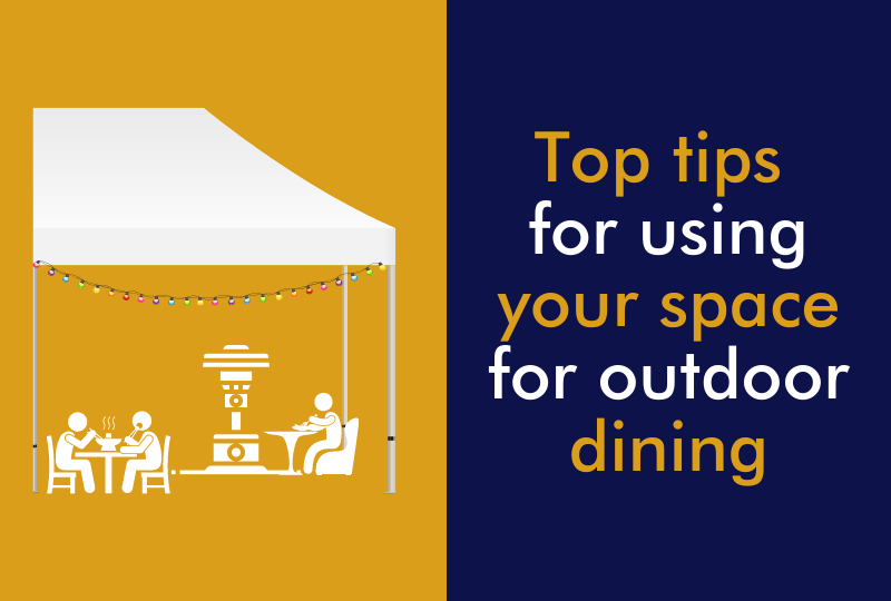 Top tips for using your space for outdoor dining