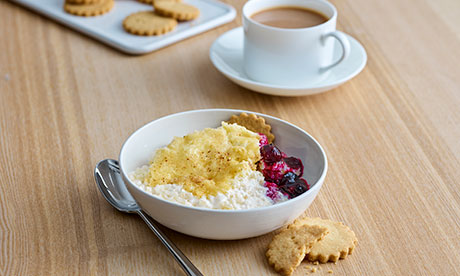 Baked Philly and Coconut Rice Pudding with Shortbread | Bidfood