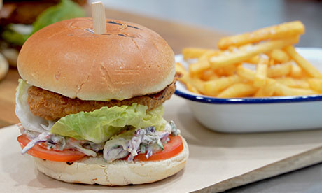 Vegan Chicken and Bacon Caesar Burger | Bidfood