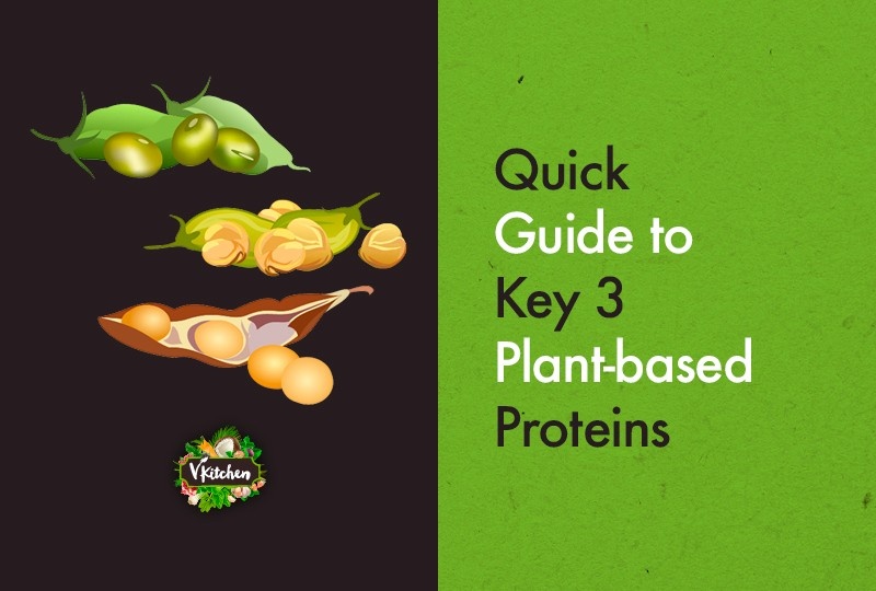 Quick guide to key 3 plant-based proteins