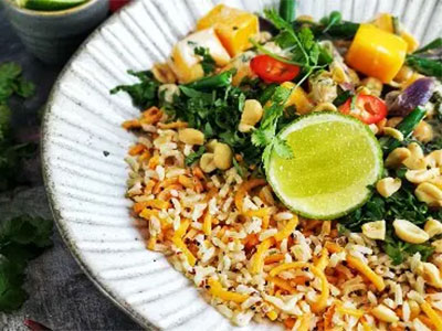 Thai green 5-a-day nourish bowl