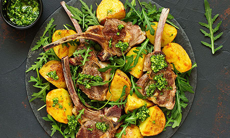 Salsa Verde Lamb Cutlets with Parmesan Gnocchi Recipe | Bidfood