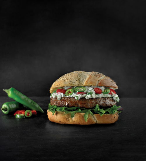 Kepak Jalapeno Popper Burger Recipe | Bidfood