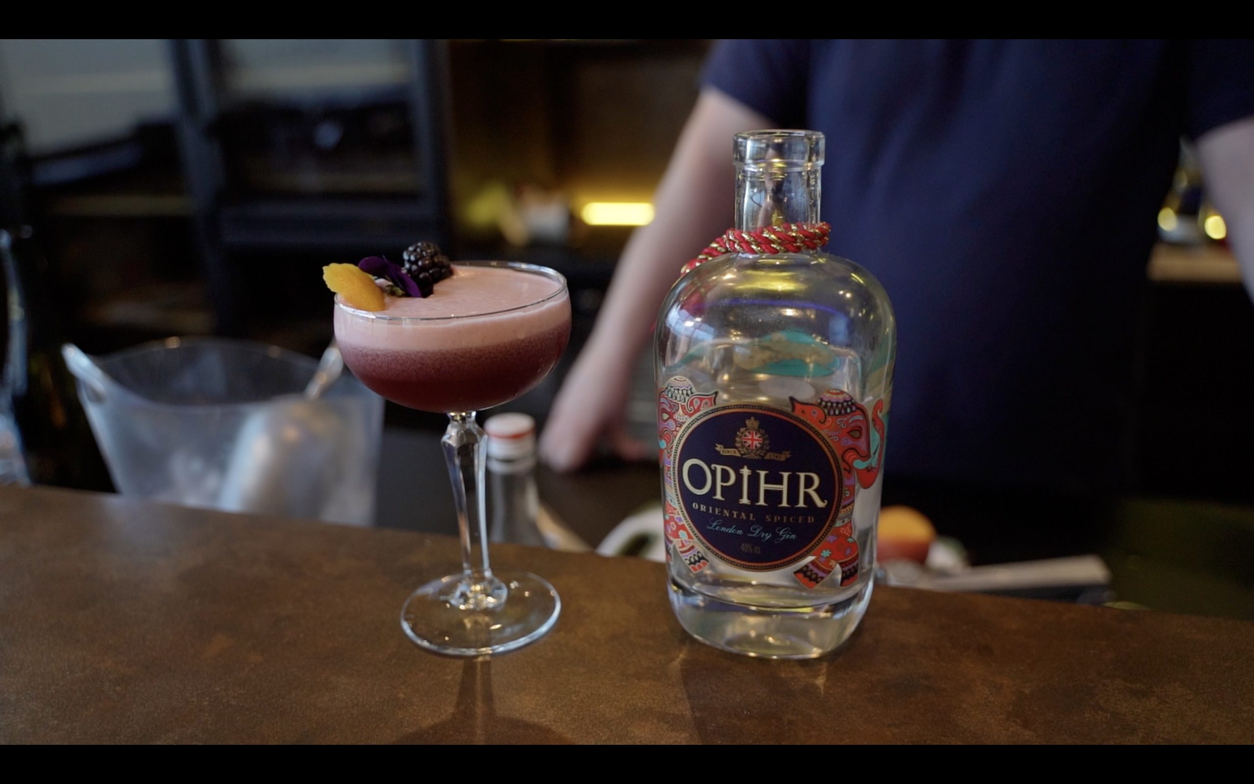 Blackberry Chai Martini Cocktail Recipe | Bidfood