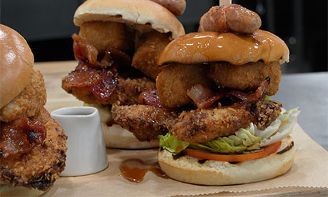 Festive turkey burger recipe