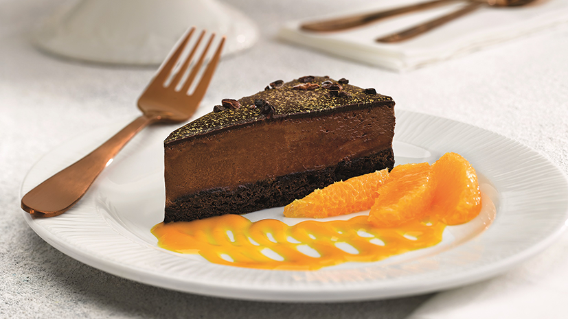 Premium Selection vegan chocolate & clementine torte