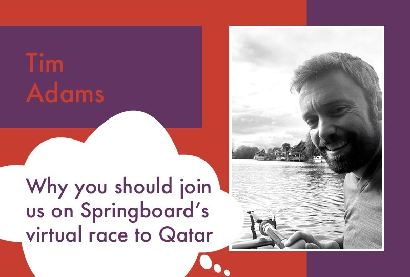 Why you should join us on Springboard's virtual race to Qatar