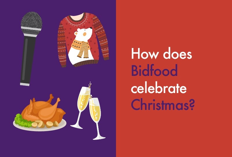 How does Bidfood celebrate Christmas?