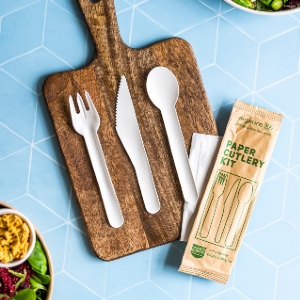 Plastic cutlery alternative - paper cutlery