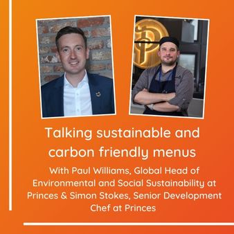 Talking sustainable and carbon friendly menus