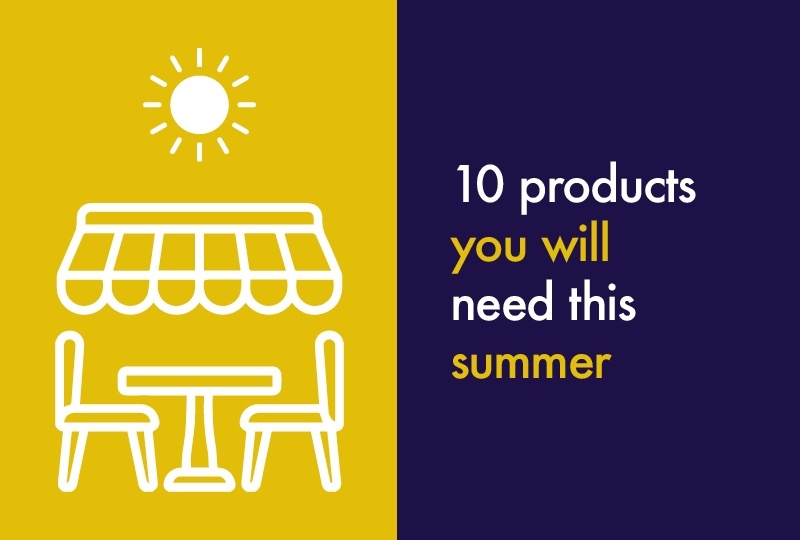 10 products you will need this summer